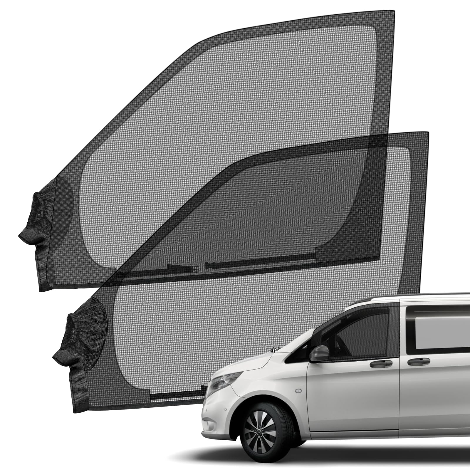 Opaltool Magnetisches Seitenfenster Insektenschutznetz für Mercedes-Benz Vito 1996-2025, Elastische Auto Sonnenblende Seitenfenster für UV-Sonnenschutz & Privatsphärenschutz Opaltool Magnetisches Seitenfenster Insektenschutznetz für Mercedes-Benz Vito 1996-2025, Elastische Auto Sonnenblende Seitenfenster für UV-Sonnenschutz & Privatsphärenschutz von Opaltool