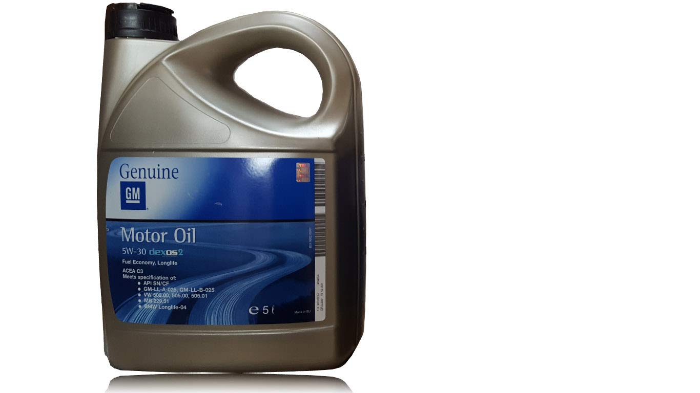 Opel GM 5W30 dexos2 Motoröl, 2x1 L Liter + 1x5 L Liter Opel GM 5W30 dexos2 Motoröl, 2x1 L Liter + 1x5 L Liter von Opel
