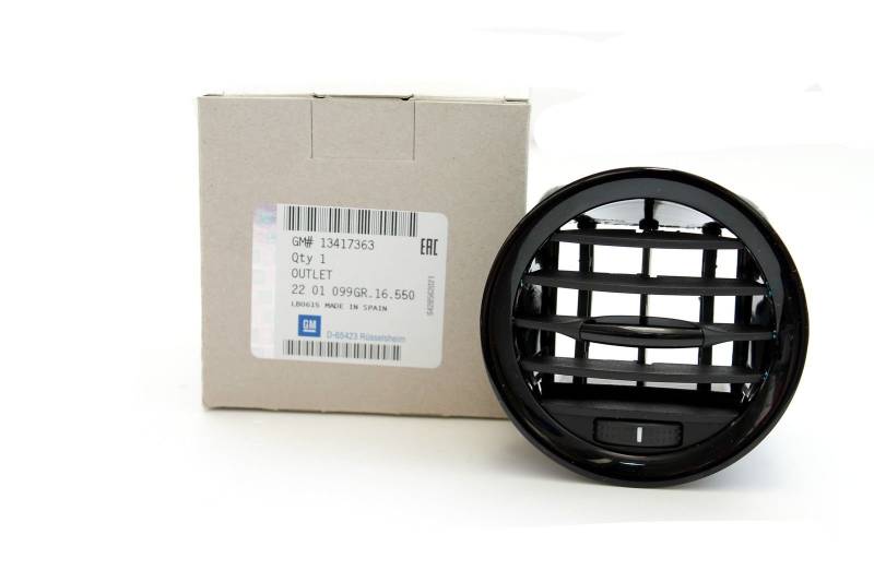 Original Opel Corsa D Adam Lüftungsdüse Lüftungsgitter Piano Schwarz 2201099 von Opel