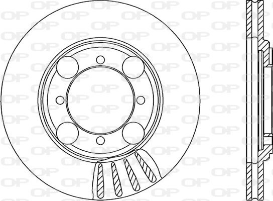 Bremsscheibe Vorderachse Open Parts BDA1193.20 von Open Parts
