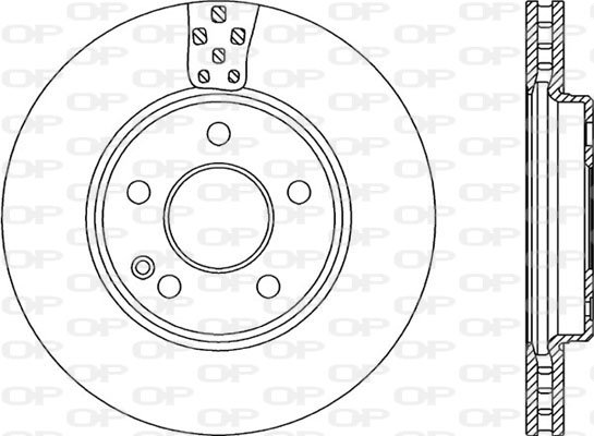 Bremsscheibe Vorderachse Open Parts BDA2190.20 von Open Parts