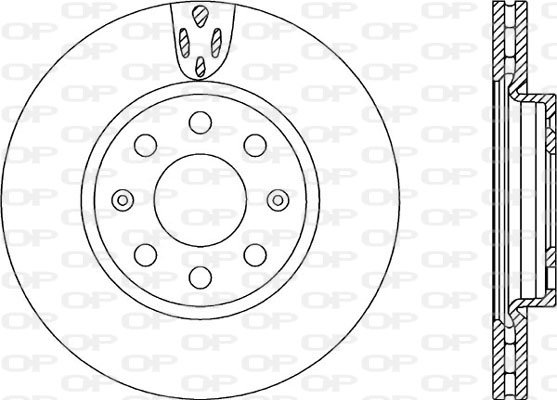 Bremsscheibe Vorderachse Open Parts BDA2258.20 von Open Parts
