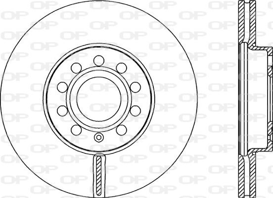 Bremsscheibe Vorderachse Open Parts BDR2151.20 von Open Parts