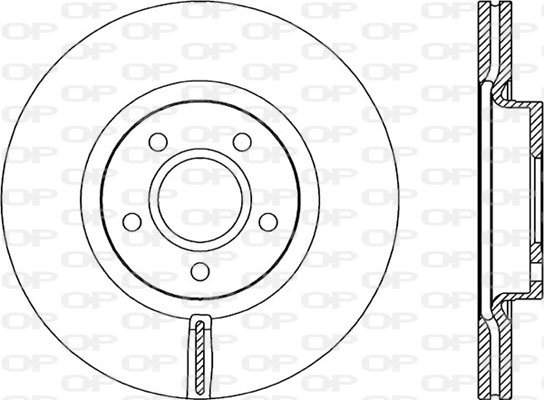 Bremsscheibe Vorderachse Open Parts BDR2153.20 von Open Parts