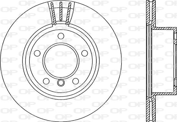 Bremsscheibe Vorderachse Open Parts BDR2329.20 von Open Parts