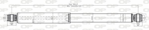 Stoßdämpfer Hinterachse Open Parts SAB8049.32 von Open Parts