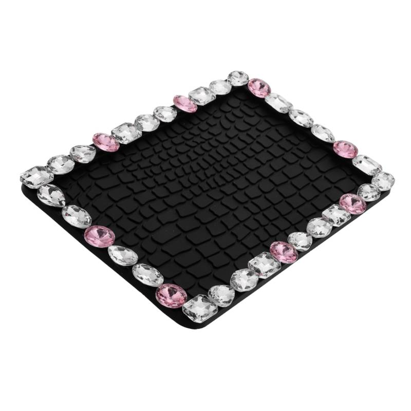 Operitacx Auto Anti-rutsch-Matte Anti-rutsch-griffpolster Für Das Armaturenbrett Auto-tablett-pad Armaturenbrett Zubehör Armaturenbrett-Ornament-pad Bling Automatten Glas von Operitacx