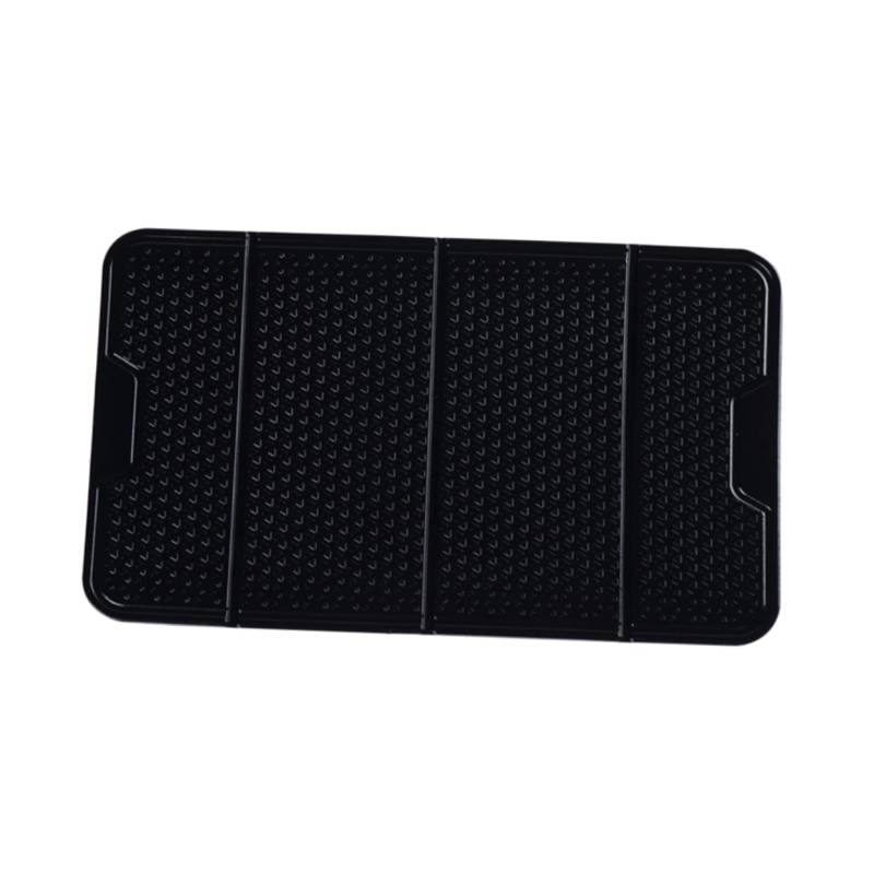 Operitacx Auto Dashboard Matte Faltbare Silikon Handyhalterung rutschfeste Armaturenbrettmatte Für Handy Schlüssel Brieftasche Schwarz Temperaturbeständig Leicht von Operitacx