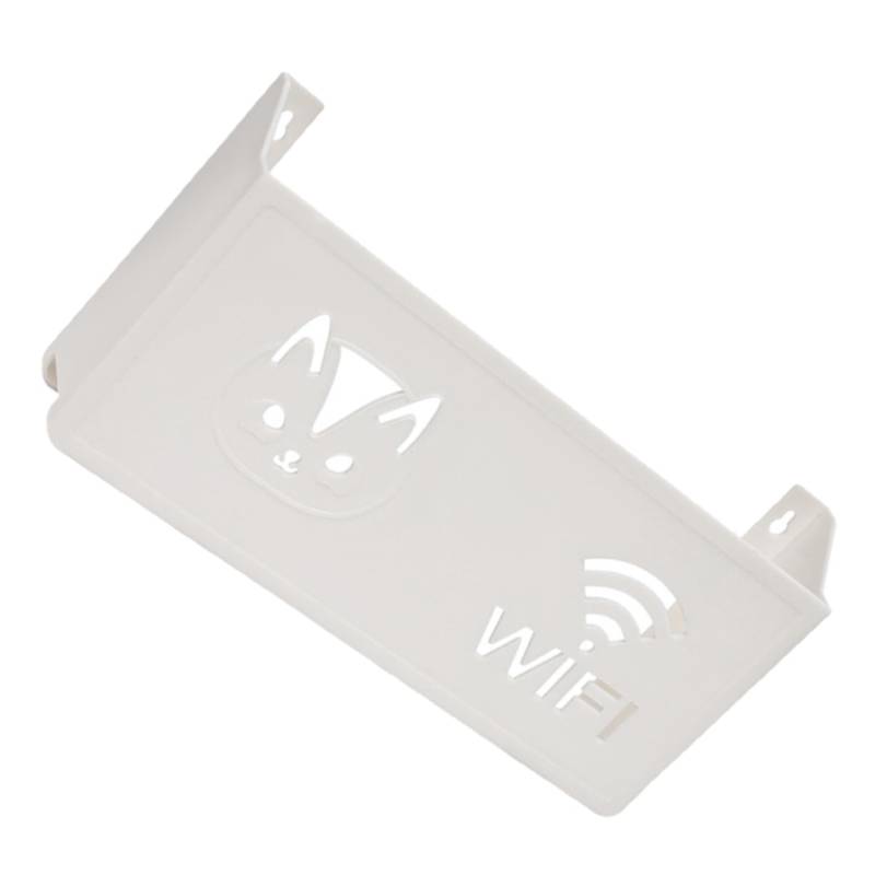 Operitacx Box Wand Aufbewahrungsbox Halter Hider Wohnzimmer Dekorative Wifi Halterung Organizer Abdeckung Dekoration Modem Regal Verstecken Router Kunststoff Weiß von Operitacx
