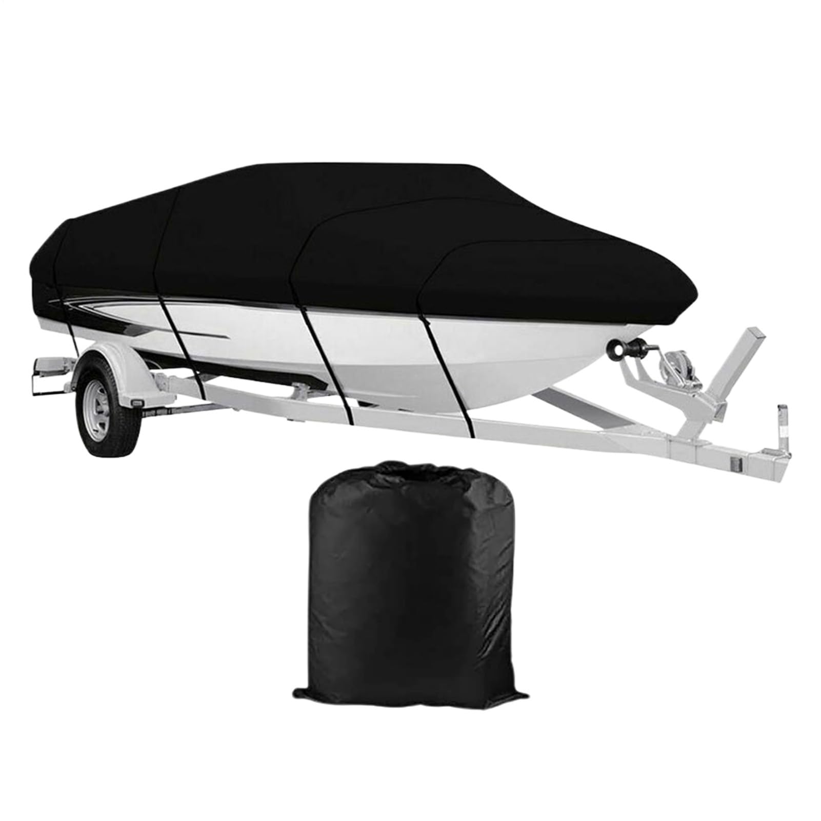 Bootsabdeckung - Oxford-Stoff-Plane, Marine-Rumpf-Abdeckung | Robuste Angelboot-Plane zum Schutz von Yachten im Freien, Winter-Dinghy-Hülle für die Wartung und Lagerung von Strandbooten Bootsabdeckung - Oxford-Stoff-Plane, Marine-Rumpf-Abdeckung | Robuste Angelboot-Plane zum Schutz von Yachten im Freien, Winter-Dinghy-Hülle für die Wartung und Lagerung von Strandbooten von Opilroyn