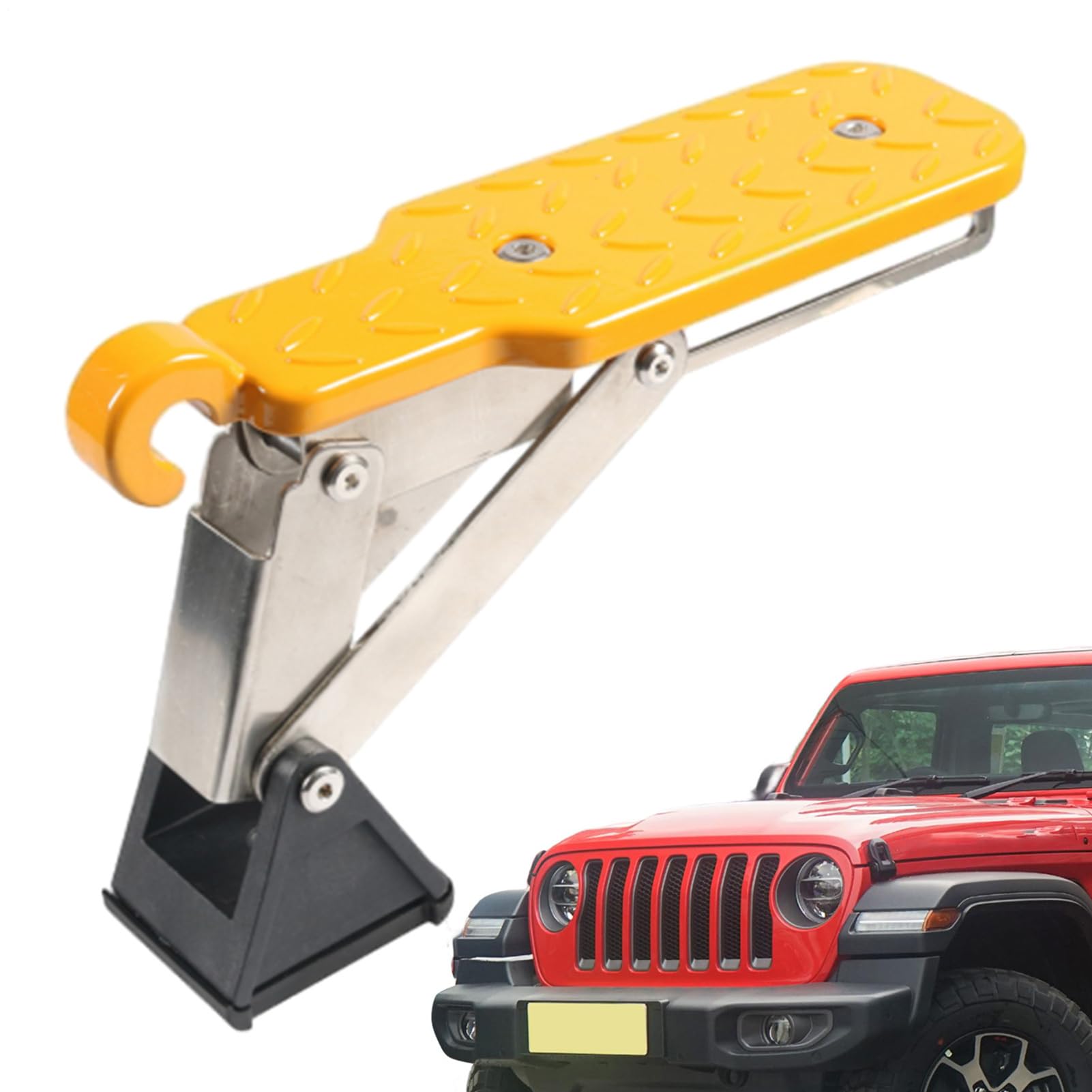 Türkeil für Auto - Klappbarer Türverriegelungshaken, Aluminiumlegierung Auto-Türschritt | Dachträger-Zugangsstufenleiter, Overlanding-Ausrüstung für und Fahrzeug, Autozubehör für Dachbeladung Türkeil für Auto - Klappbarer Türverriegelungshaken, Aluminiumlegierung Auto-Türschritt | Dachträger-Zugangsstufenleiter, Overlanding-Ausrüstung für und Fahrzeug, Autozubehör für Dachbeladung von Opilroyn