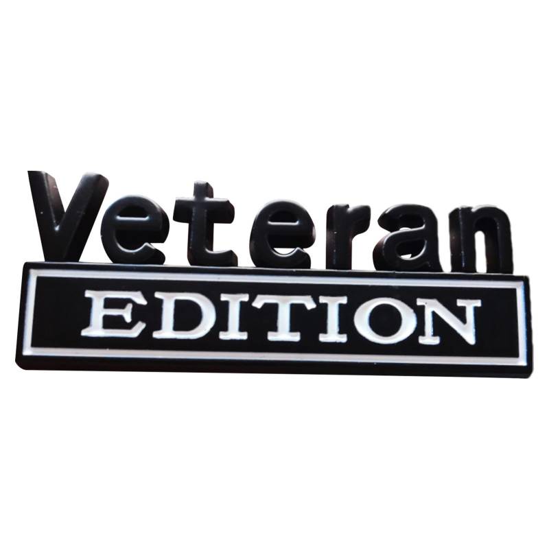 Veteran Edition LKW Emblem, Autofensteraufkleber, Auto Metall Emblem Abziehbild, Buchstaben Stoßstange Abzeichen, LKW Selbstklebende Aufkleber für Fahrzeug, LKW von Opilroyn