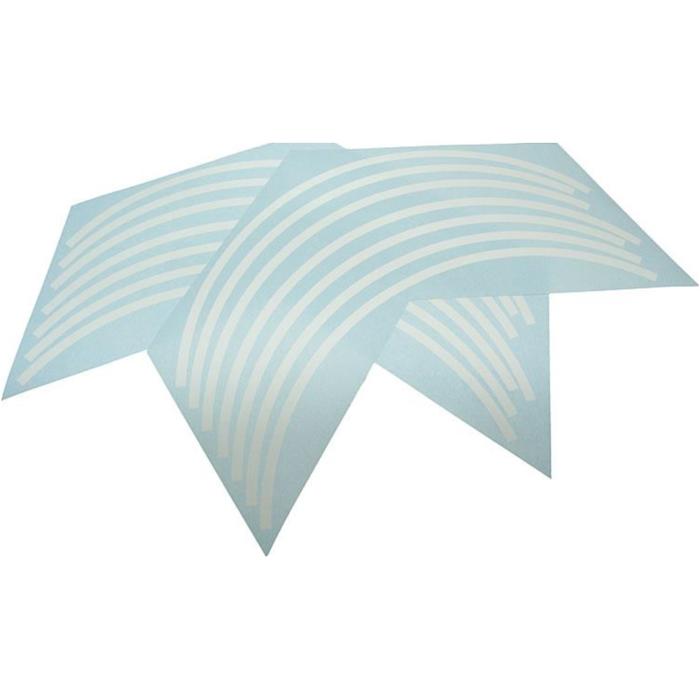 Rad felgenrand aufkleber odf - weiß 22048 Rad felgenrand aufkleber odf - weiß 22048 von Opticparts DF