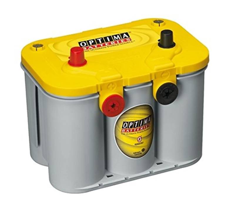 Optima Yellow Top YT U 4,2 BCI D34/78 12V 55AH Batterie, 25.4 x 17.5 x 20 cm von Optima