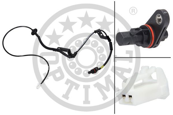 Sensor, Raddrehzahl Hinterachse rechts Optimal 06-S614 von Optimal