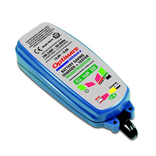 Batterieladegerät OptiMate Lithium 0.8 Amp, (SAE) geeignet bis zu 30Ah, nur Lithium Batterien TM-470 von Optimate