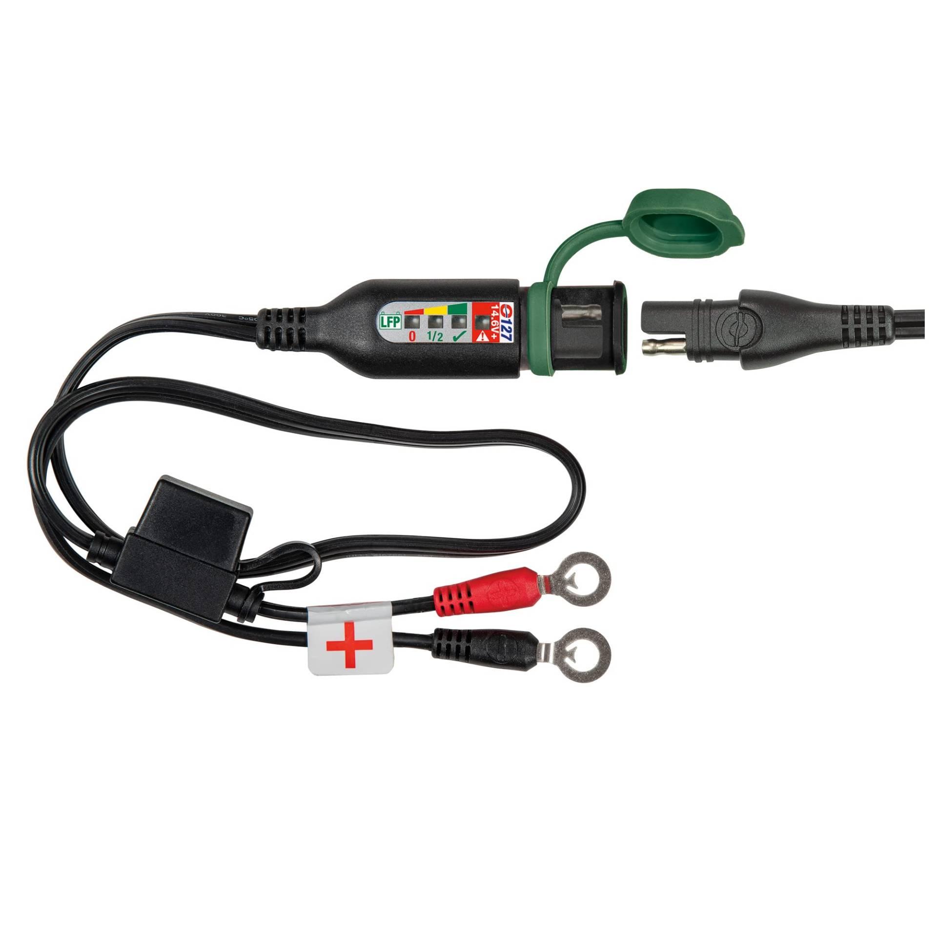 TecMate OptiMATE MONITOR O-127, Permanente Batterieleitung für Motorsport mit integriertem Batteriestatus-/Ladesystem-Monitor für 12,8/13,2V Lithium-Batterien, Black TecMate OptiMATE MONITOR O-127, Permanente Batterieleitung für Motorsport mit integriertem Batteriestatus-/Ladesystem-Monitor für 12,8/13,2V Lithium-Batterien, Black von Tecmate