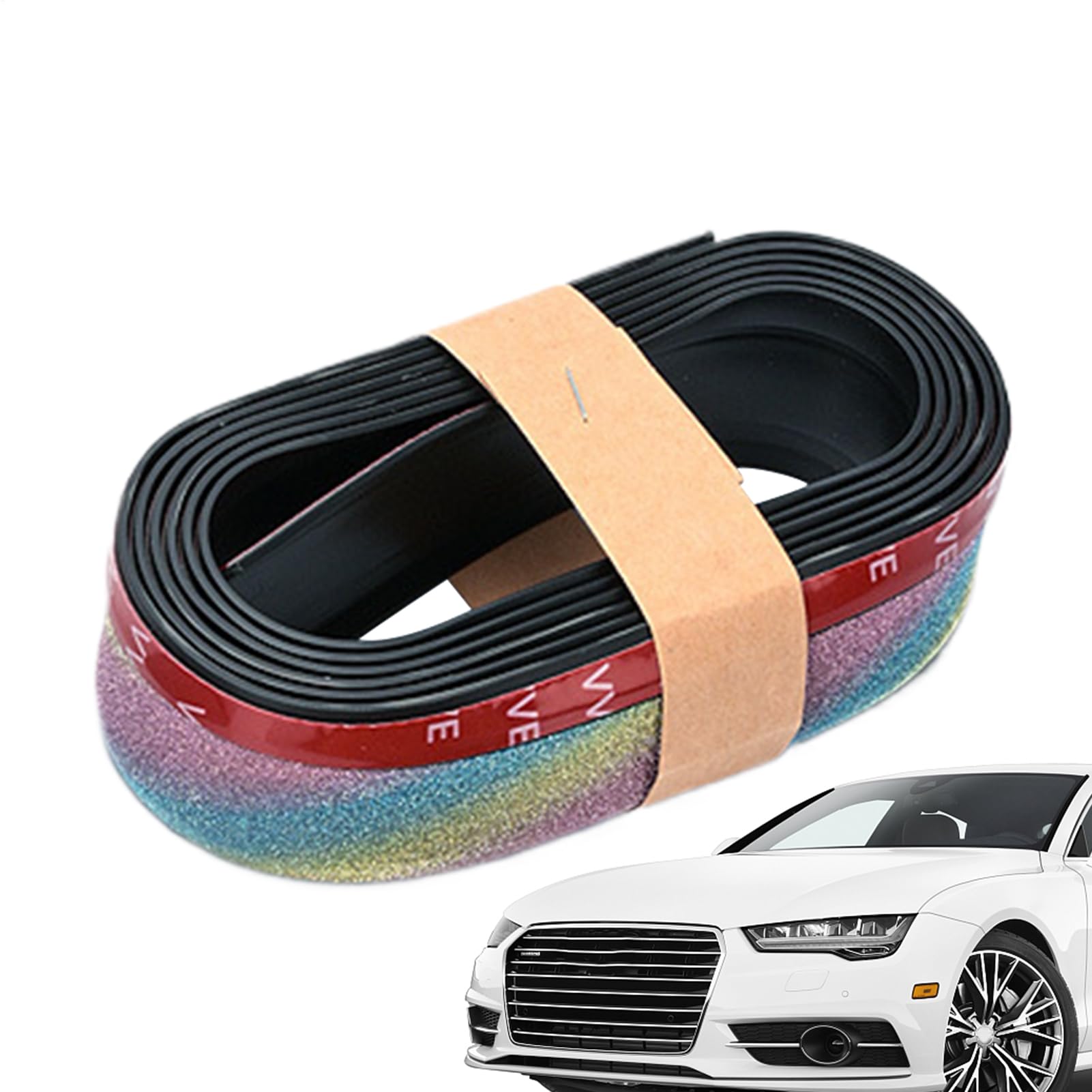 Front Bumper Lip, Car Lip Spoiler, Vehicle Body Trim, Auto Exterior Guard, 98.43 inches Flexible End Protector for Sedan Minivan Caravan Commuting and Long Distance Outing Front Bumper Lip, Car Lip Spoiler, Vehicle Body Trim, Auto Exterior Guard, 98.43 inches Flexible End Protector for Sedan Minivan Caravan Commuting and Long Distance Outing von Opvonxeh