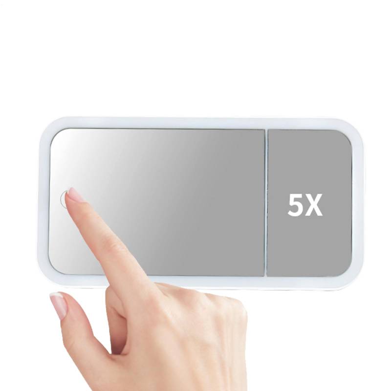 Sonnenspiegel mit Beleuchtung – Spiegel für die Sonnenblende des Autos – verstellbarer Touchscreen mit 3 Beleuchtungsmodi für Fahrzeug und LKW von Opvonxeh