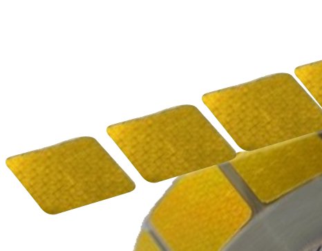 1 Meter Oralite Reflexite VC104 LKW Konturmarkierung gelb für Planen selbstklebend von Oralite