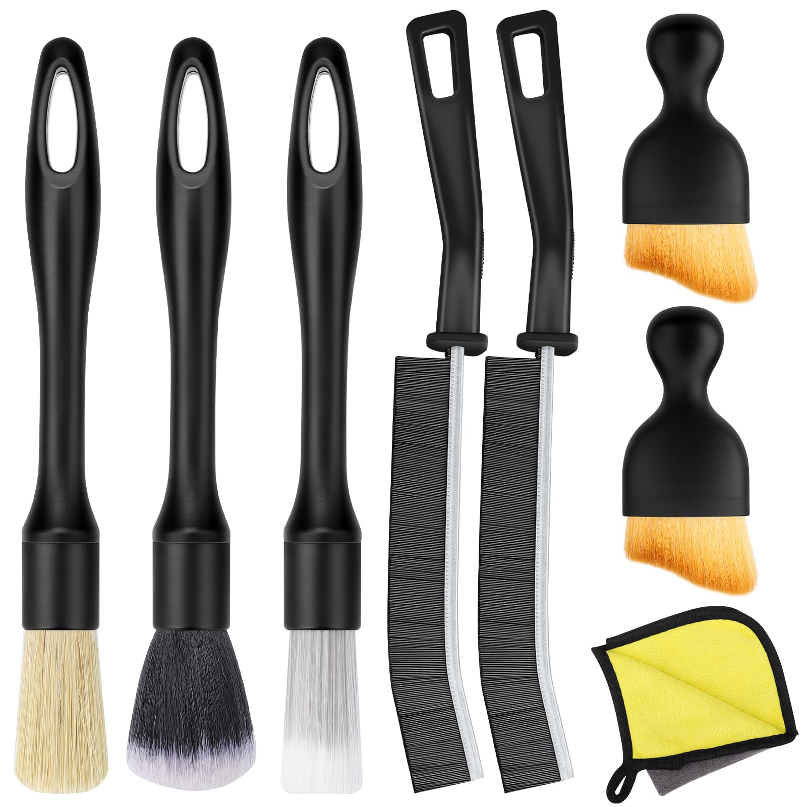 Orchideeknc Auto Reinigung Pinsel Set, 7 Stück Auto Detailing Pinsel mit 1 Stück Reinigung Stuch, Staubbürste für Lüftungsschlitze, Reifen, Felgen, Innen- und Außenbereich Orchideeknc Auto Reinigung Pinsel Set, 7 Stück Auto Detailing Pinsel mit 1 Stück Reinigung Stuch, Staubbürste für Lüftungsschlitze, Reifen, Felgen, Innen- und Außenbereich von Orchideeknc