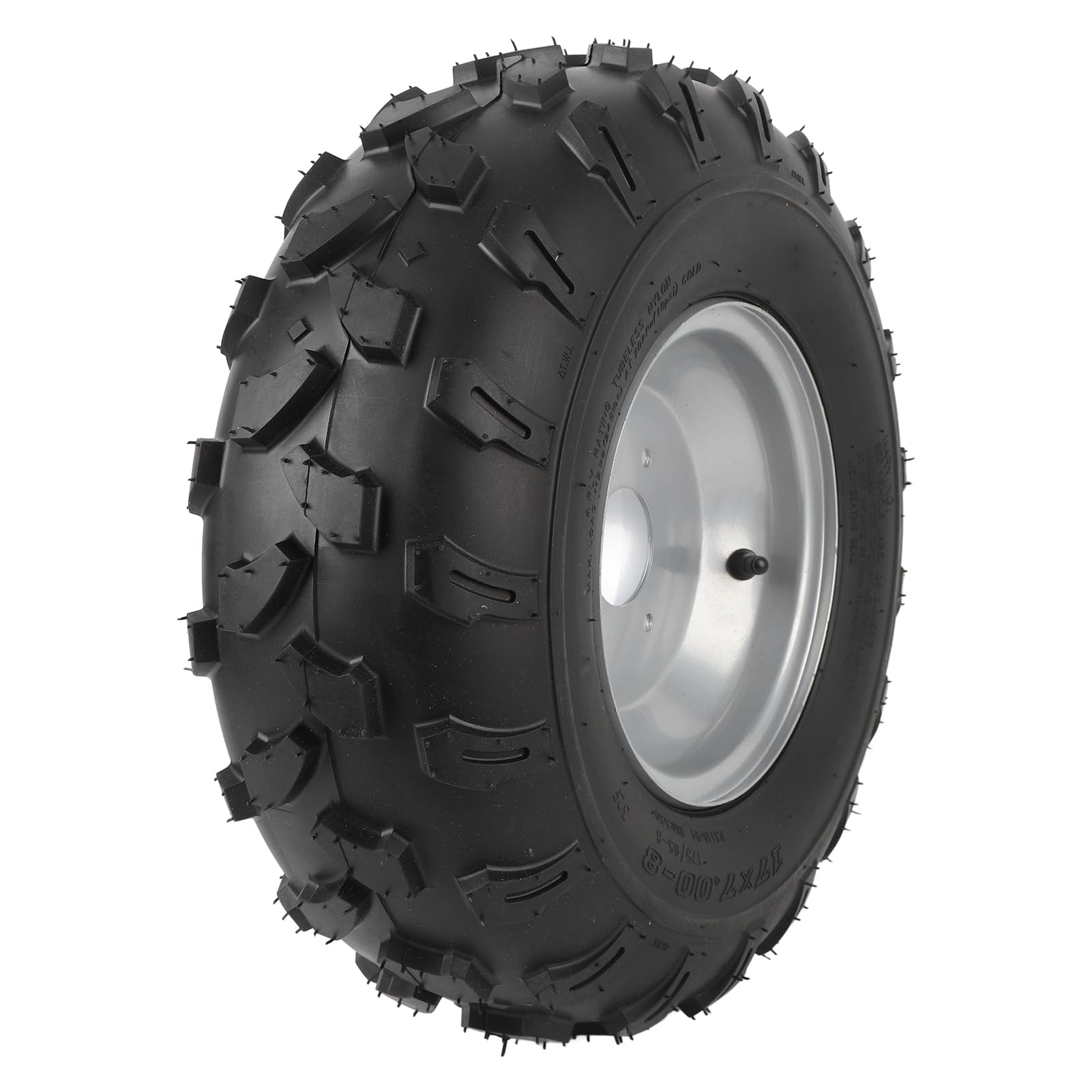 17x7.00-8 Rad Rand Reifenbaugruppe, 8-Zoll-Gummi-Vorderreifen-Austausch mit Gut Verbessertem Griff für ATV Quad Off Road Go Kart Cart Mini Bike Lawn Mower 17x7.00-8 Rad Rand Reifenbaugruppe, 8-Zoll-Gummi-Vorderreifen-Austausch mit Gut Verbessertem Griff für ATV Quad Off Road Go Kart Cart Mini Bike Lawn Mower von Oreilet
