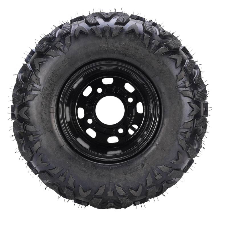 18x9,5-8 Reifen und Felge, 8 Zoll Gummi 6PR Punktion Beweis Rad Ersatz für ATV UTV Go Kart Warenkorb Gartenmäher, Autozubehör von Oreilet
