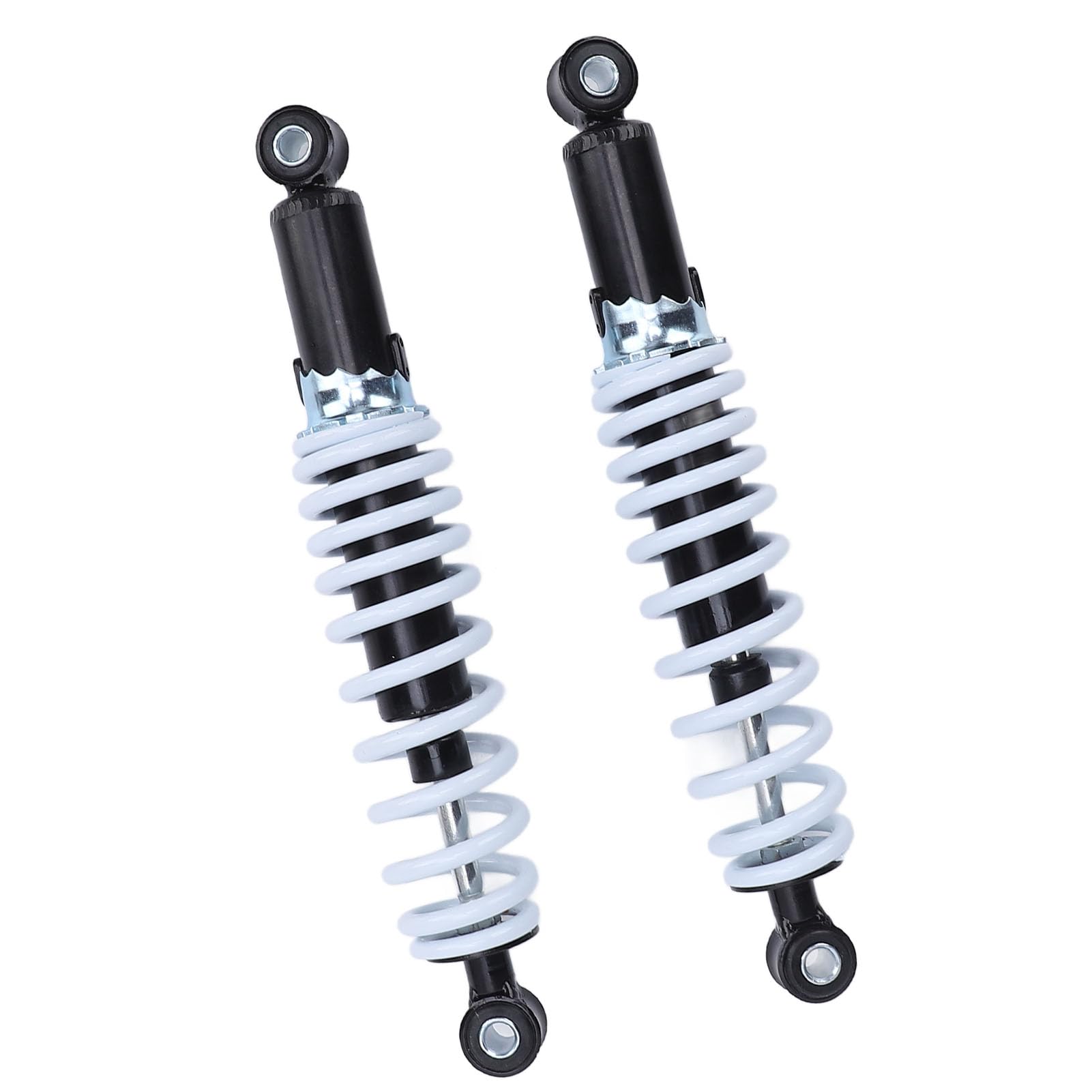 2-teiliger Motorrad-Stoßdämpfer, 300 Mm Universal-Federstoßdämpfer, Einstellbarer Dämpfungsstoßdämpfer für Mini-Dirtbike-Scooter-Taschenwagen 2-teiliger Motorrad-Stoßdämpfer, 300 Mm Universal-Federstoßdämpfer, Einstellbarer Dämpfungsstoßdämpfer für Mini-Dirtbike-Scooter-Taschenwagen von Oreilet
