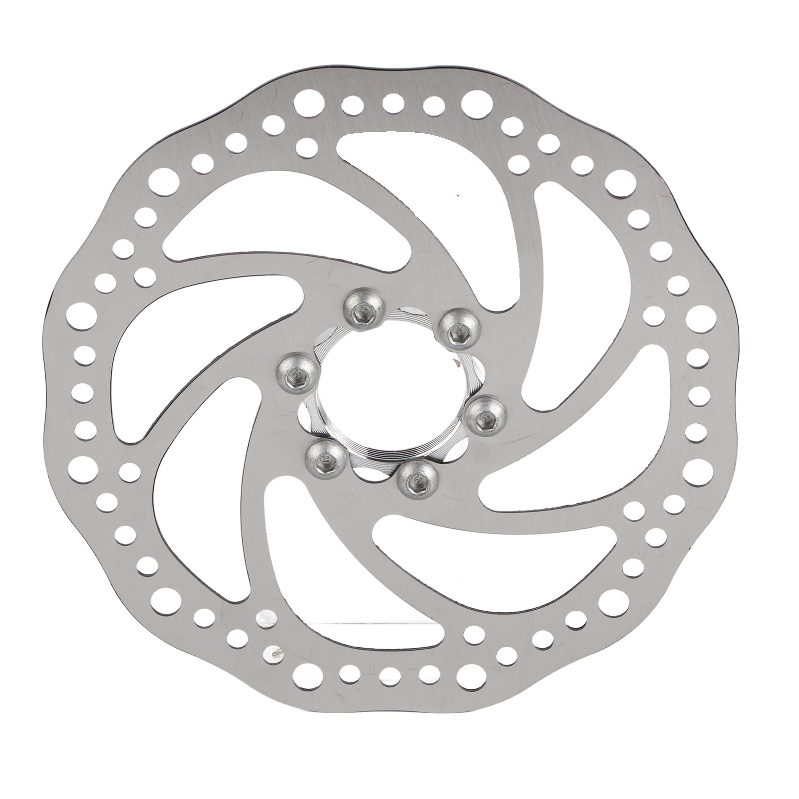Mountain Bike Disc Bremsrotor, Edelstahlbremsscheiben -Flansch -Flanschadapter, Passt 160 Mm mit 6 Schrauben, Direkter Austausch für das Alte für das Mountainbike Mountain Bike Disc Bremsrotor, Edelstahlbremsscheiben -Flansch -Flanschadapter, Passt 160 Mm mit 6 Schrauben, Direkter Austausch für das Alte für das Mountainbike von Oreilet