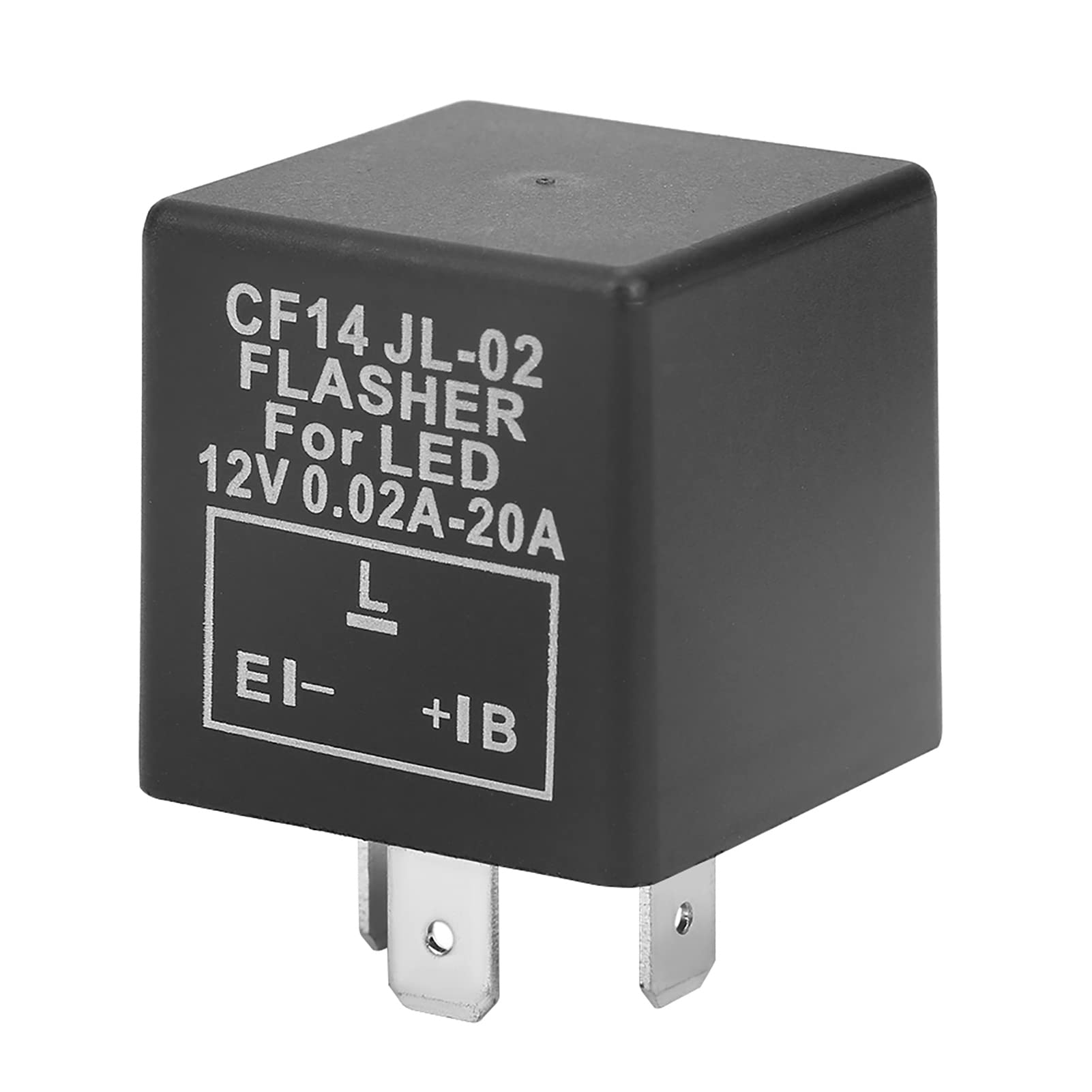 Verbessertes 3 Poliges LED Relais, Professionelles Wasserdichtes, Stabiles CF14 JL-02 3-poliges LED Blinkrelais für Blinkerlicht Hyper Flash Fix 12 V Verbessertes 3 Poliges LED Relais, Professionelles Wasserdichtes, Stabiles CF14 JL-02 3-poliges LED Blinkrelais für Blinkerlicht Hyper Flash Fix 12 V von Oreilet