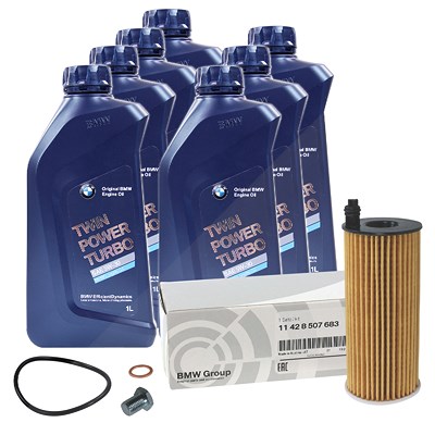 BMW Ölfilter+Schraube+7l 5W-30 für BMW, Mini von BMW
