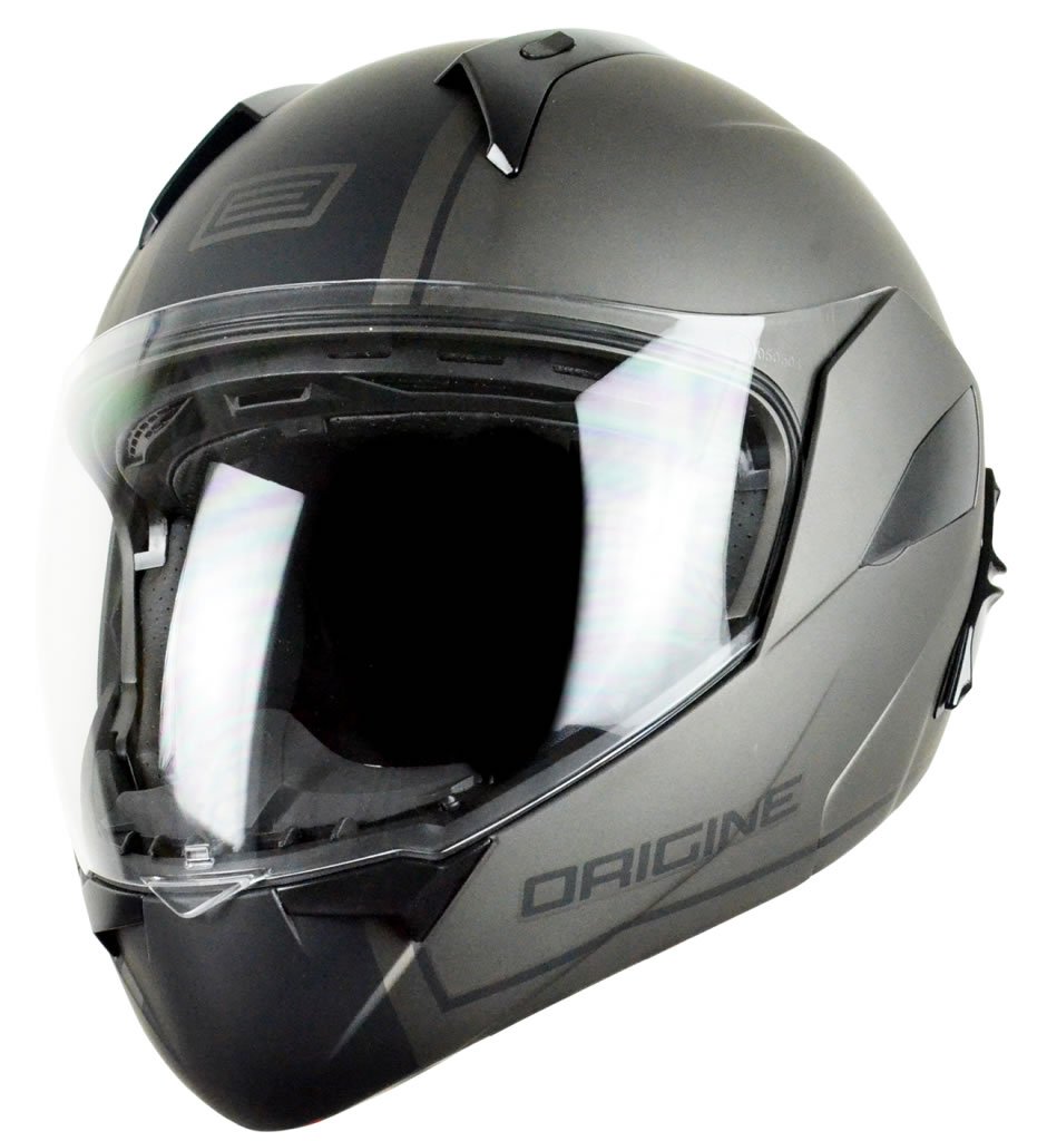 Origine helmets Riviera Dandy aufklappbare Helme, Schwarz/Grau, Größe XS von ORIGINE