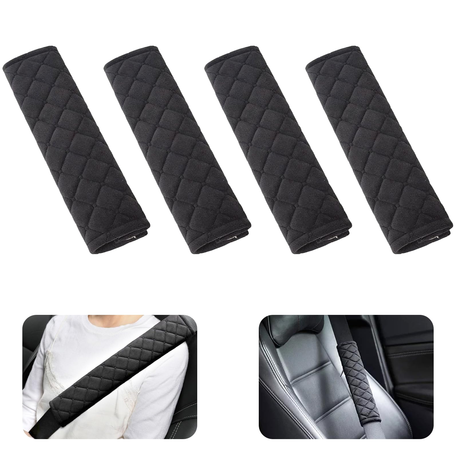Orssmigs 4 Stück Auto Gurtpolster Erwachsene Kinder Weich Waschbar Sicherheitsgurt Polster Anschnallgurt Polster Autogurt Polster Universal Polsterung für Sitzgurt im Auto,Frauen und Männer Orssmigs 4 Stück Auto Gurtpolster Erwachsene Kinder Weich Waschbar Sicherheitsgurt Polster Anschnallgurt Polster Autogurt Polster Universal Polsterung für Sitzgurt im Auto,Frauen und Männer von Orssmigs