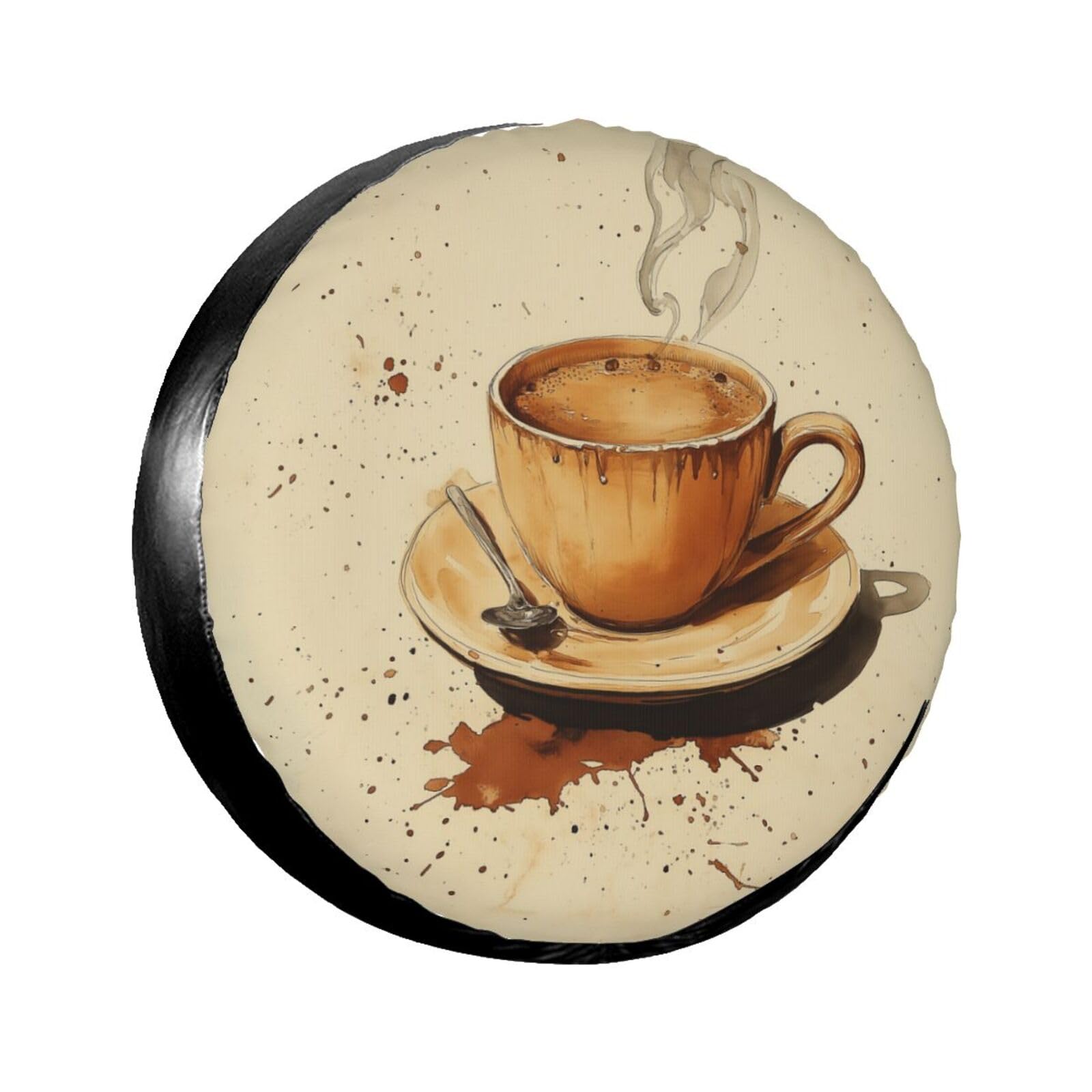 Ersatzreifenabdeckung, Radschutz, Kaffeetasse, wasserdicht, staubdicht, universelle Passform für Jeep, Anhänger, Wohnmobil, SUV, Wohnmobil, Fahrzeug, 40,6 cm Ersatzreifenabdeckung, Radschutz, Kaffeetasse, wasserdicht, staubdicht, universelle Passform für Jeep, Anhänger, Wohnmobil, SUV, Wohnmobil, Fahrzeug, 40,6 cm von Ortydoxa