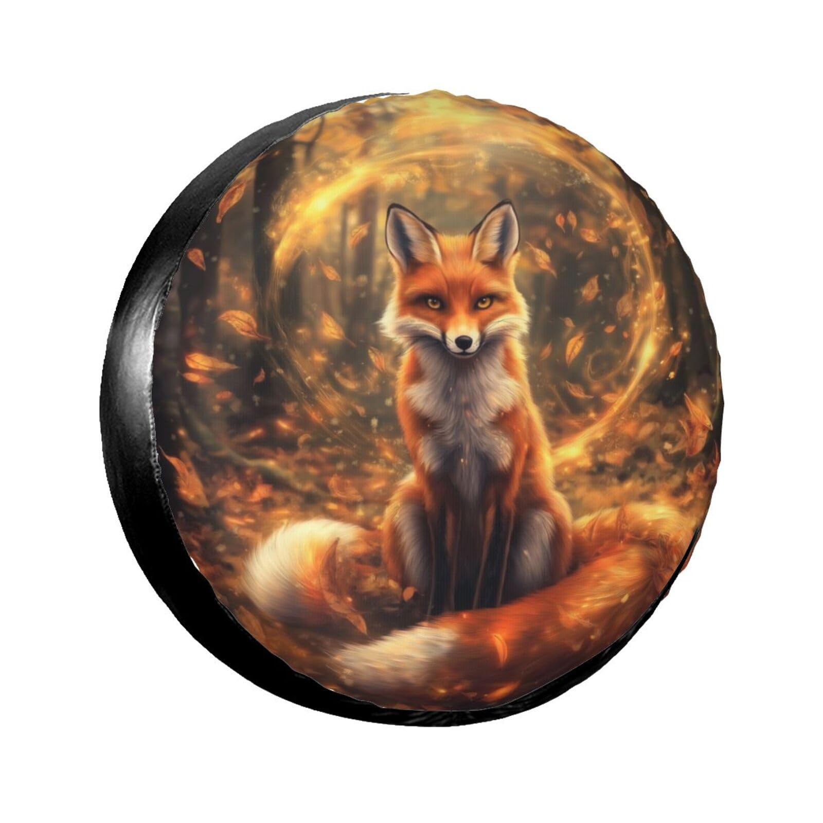 Fox Ersatzreifenabdeckung, Radschutz, wasserdicht, staubdicht, universelle Passform für Jeep, Anhänger, Wohnmobil, SUV, Wohnmobil, Fahrzeug, 40,6 cm Fox Ersatzreifenabdeckung, Radschutz, wasserdicht, staubdicht, universelle Passform für Jeep, Anhänger, Wohnmobil, SUV, Wohnmobil, Fahrzeug, 40,6 cm von Ortydoxa