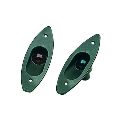 Osculati Seitenlicht aus ABS zum Einbau grün/schwarz von OSCULATI