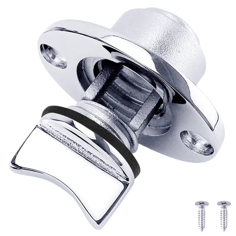 Oseczmut Ablassschraube für Boote | Kajak Marine Plug Kit Edelstahl | Bootsstopfen wasserdicht Garboard Transom mit Dichtring wasserdicht für Fischbrunnen, Heckscheibe, Boote von Oseczmut