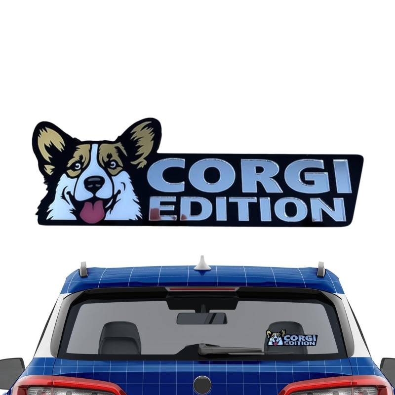 Oseczmut Auto-Aufkleber für Hunde | Auto-Emblem bewertet durch lustiges Hundeabzeichen | Hunde-Abzeichen Laser-r Cutting Car Emblem, lustiges Auto-Abzeichen aus Acryl von Oseczmut