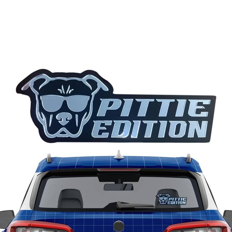 Oseczmut Auto-Aufkleber für Hunde | Auto-Emblem bewertet durch lustiges Hundeabzeichen | Hunde-Abzeichen Laser-r Cutting Car Emblem, lustiges Auto-Abzeichen aus Acryl von Oseczmut