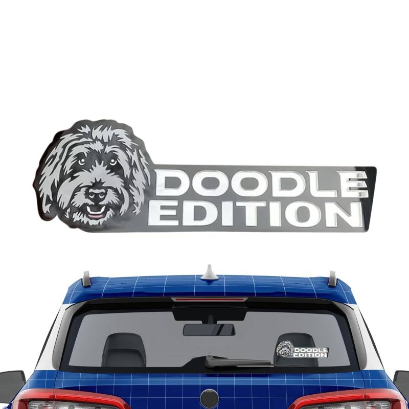 Oseczmut Auto-Aufkleber für Hunde | Auto-Emblem bewertet durch lustiges Hundeabzeichen | Hunde-Abzeichen Laser-r Cutting Car Emblem, lustiges Auto-Abzeichen aus Acryl von Oseczmut