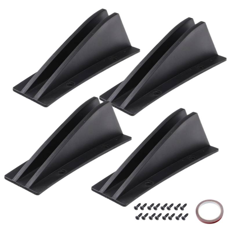 Oseczmut Auto-Heckdiffusor, Heckstoßstangenspoiler für Auto - Haifischflossen Diffusor Set | Modifiziertes Autozubehör, dreieckiger Heckspoiler zur Verbesserung von Oseczmut