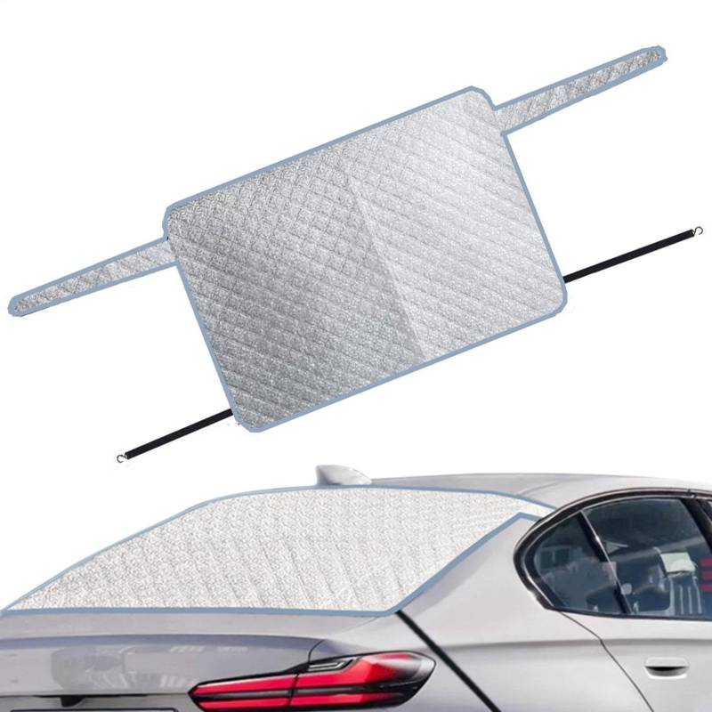 Oseczmut Windschutzscheibenabdeckung für Auto | magnetische Windschutzscheibenabdeckung für Auto | Abdeckung für Windschutzscheibe für Auto mit Haken und unsichtbarem Magnet von Oseczmut