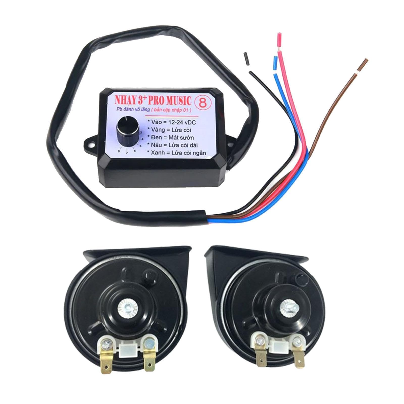 Oshhni 12V Controller Set für Fahrzeuge und Schiffe, 8 Töne Oshhni 12V Controller Set für Fahrzeuge und Schiffe, 8 Töne von Oshhni