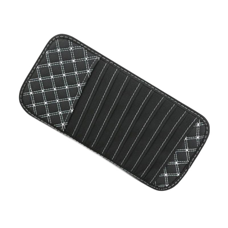 Oshhni Auto Organizer für Sonnenblenden Und CD Halter, Weißer Draht von Oshhni