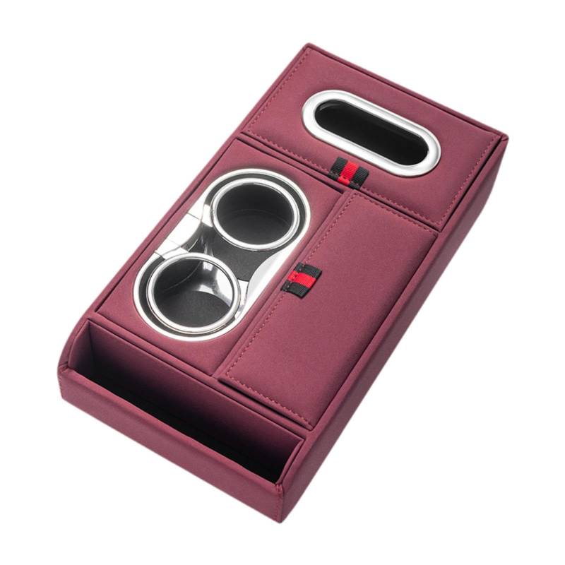 Oshhni Mittelkonsole Organizer für Autos, Rot von Oshhni