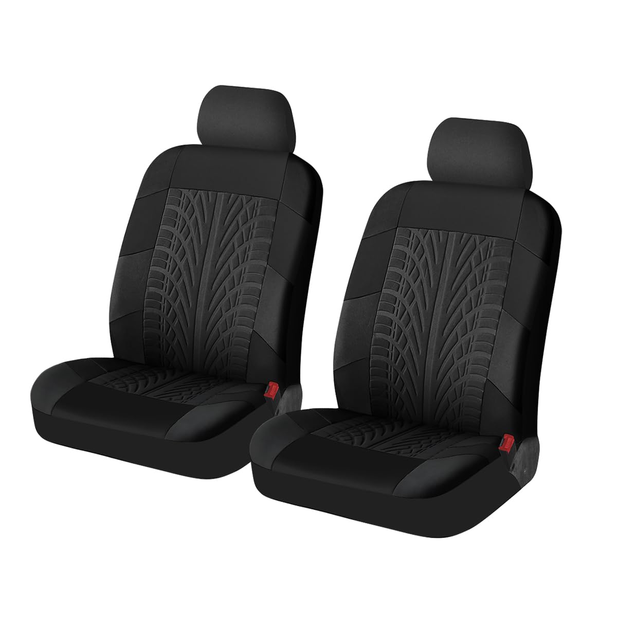 Osilly Autositzbezüge für Vordersitze, atmungsaktiv, wasserdicht, Polyester, universeller geteilter Kissenbezug, Fahrerinnenausstattung für Auto, LKW, SUV, Schwarz, 2 Stück Osilly Autositzbezüge für Vordersitze, atmungsaktiv, wasserdicht, Polyester, universeller geteilter Kissenbezug, Fahrerinnenausstattung für Auto, LKW, SUV, Schwarz, 2 Stück von Osilly