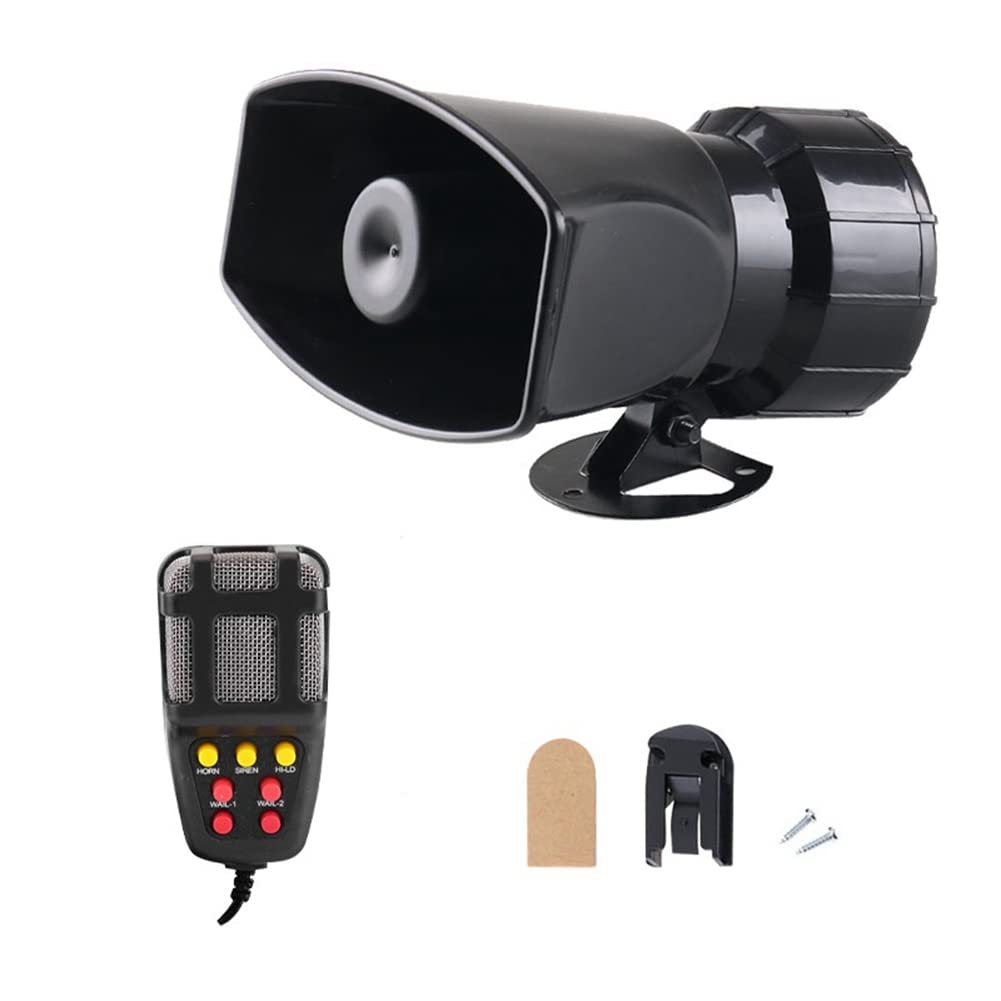 Osmond 12V 7 Sounds 120DB Drahtlose Elektronische Sirene Lautes Auto Warnalarm Feuersirene Horn AutozubehöR Osmond 12V 7 Sounds 120DB Drahtlose Elektronische Sirene Lautes Auto Warnalarm Feuersirene Horn AutozubehöR von Osmond