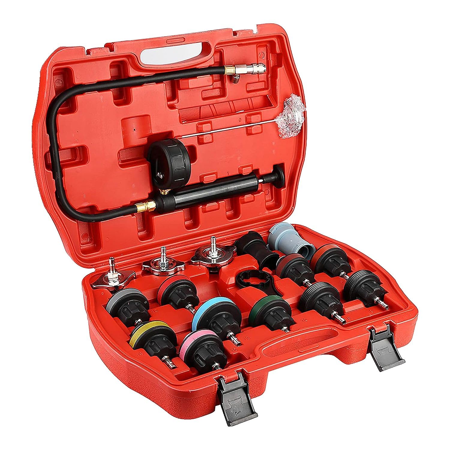 Osmond 1Set Kfz-Wassertank-Erkennungswerkzeug, Frostschutzmittel, Kühlung, Füller-Lecktester Osmond 1Set Kfz-Wassertank-Erkennungswerkzeug, Frostschutzmittel, Kühlung, Füller-Lecktester von Osmond