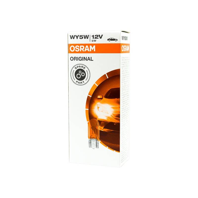 10x OSRAM 2827 Glühlampe Sockelglühlampe WY5W ORIGINAL-Line 12V 5W W2,1x9,5d von Osram