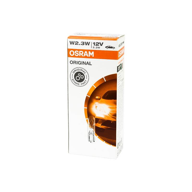 10x OSRAM GLÜHBIRNEN 12V 2,3W W2 x 4.6d INSTRUMENTENBELEUCHTUNG ANZEIGELAMPE von Osram